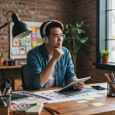 Person creating an LLC with LegalNature in a sample ad
